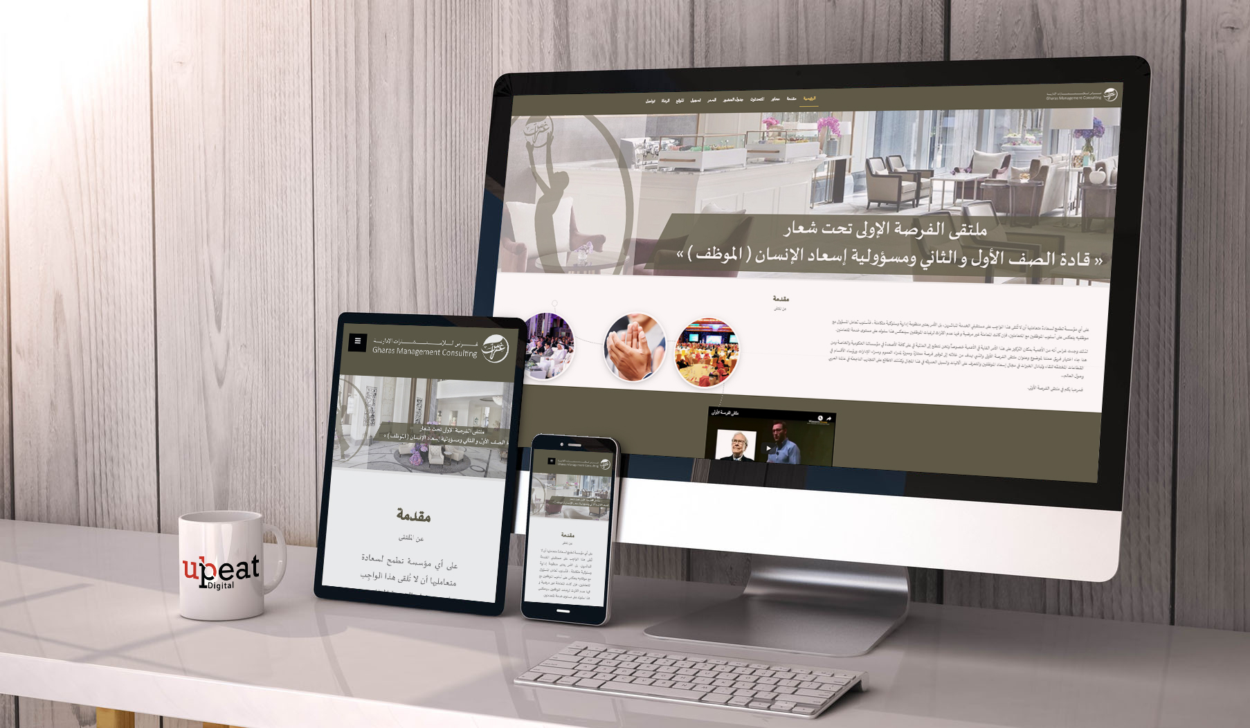 تصميم مواقع استشارات ادارية