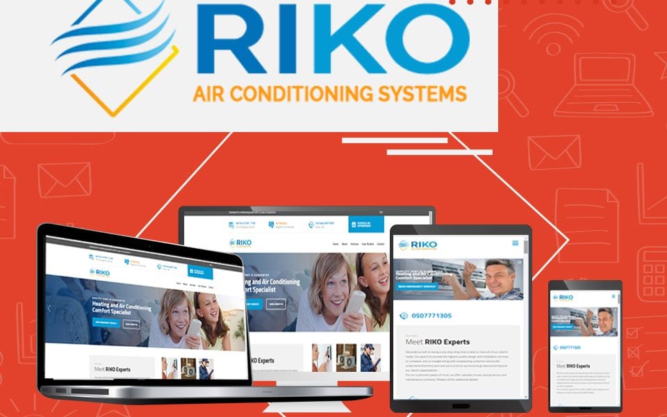 air conditioning company website design