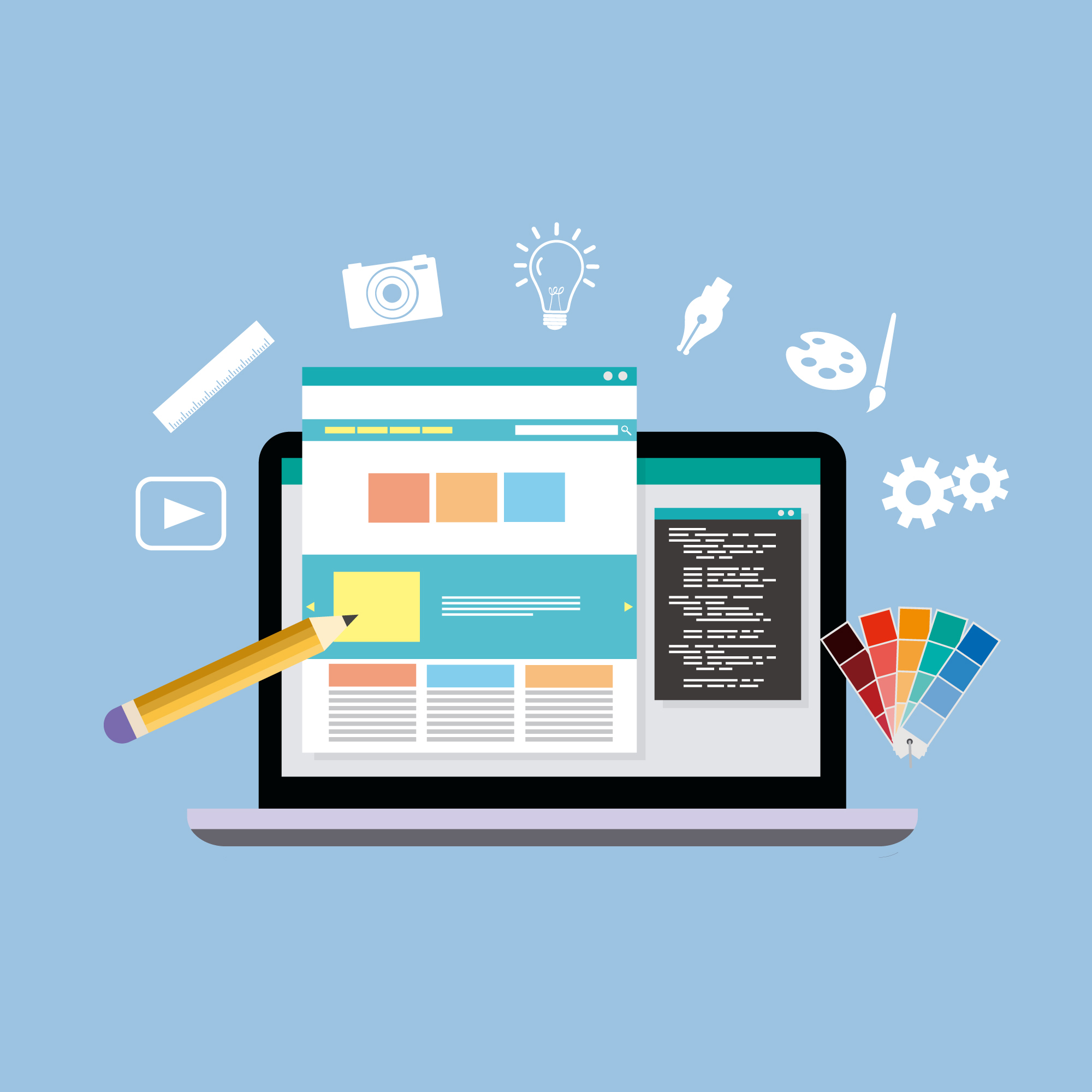 تصميم موقع الكتروني