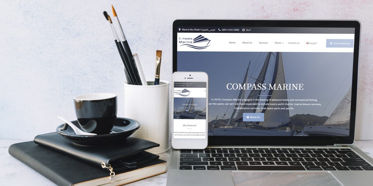 website design yacht rental